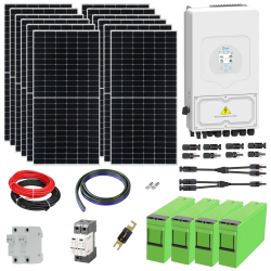  5KW HIBRID NAPELEMES RENDSZER (SZIGETZEM 48V) - ARDAX - DEYE 5